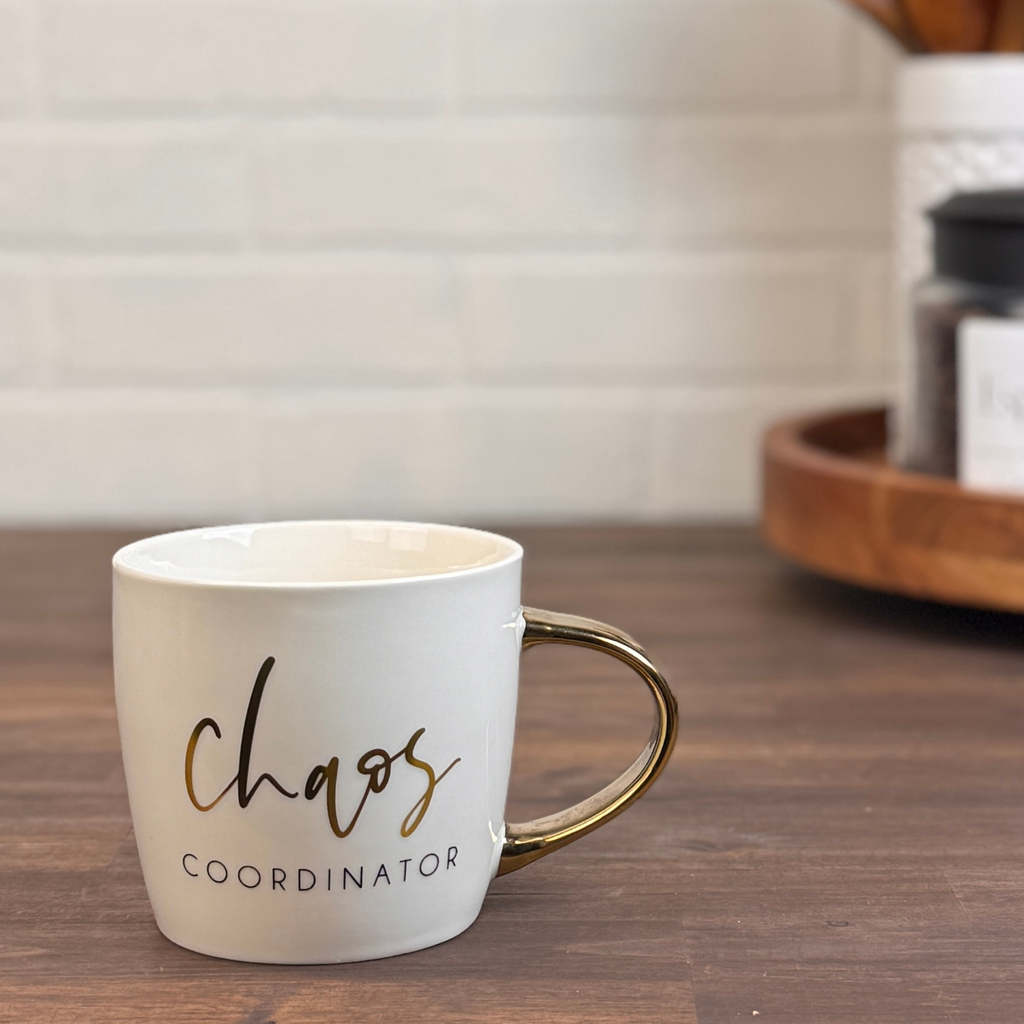 Gold Handle Coffee Mug - 14-ounce product detail