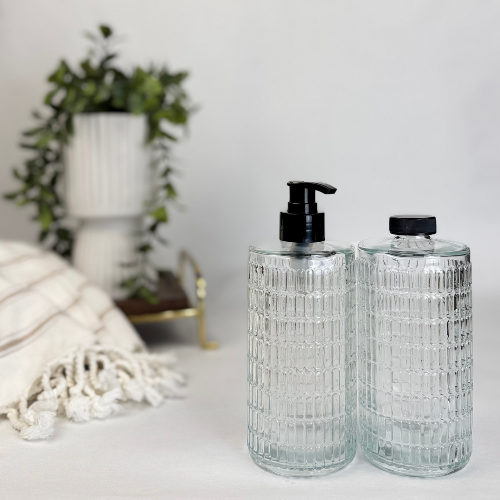 Retro Glass Bottle Dispenser product detail