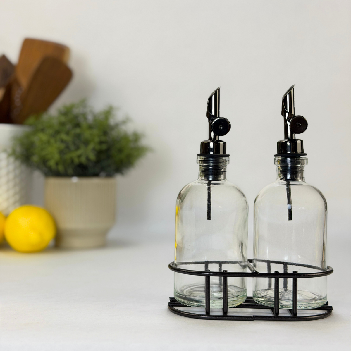 Clear Apothecary Glass Bottle Set - Signature Collection Custom Label product detail