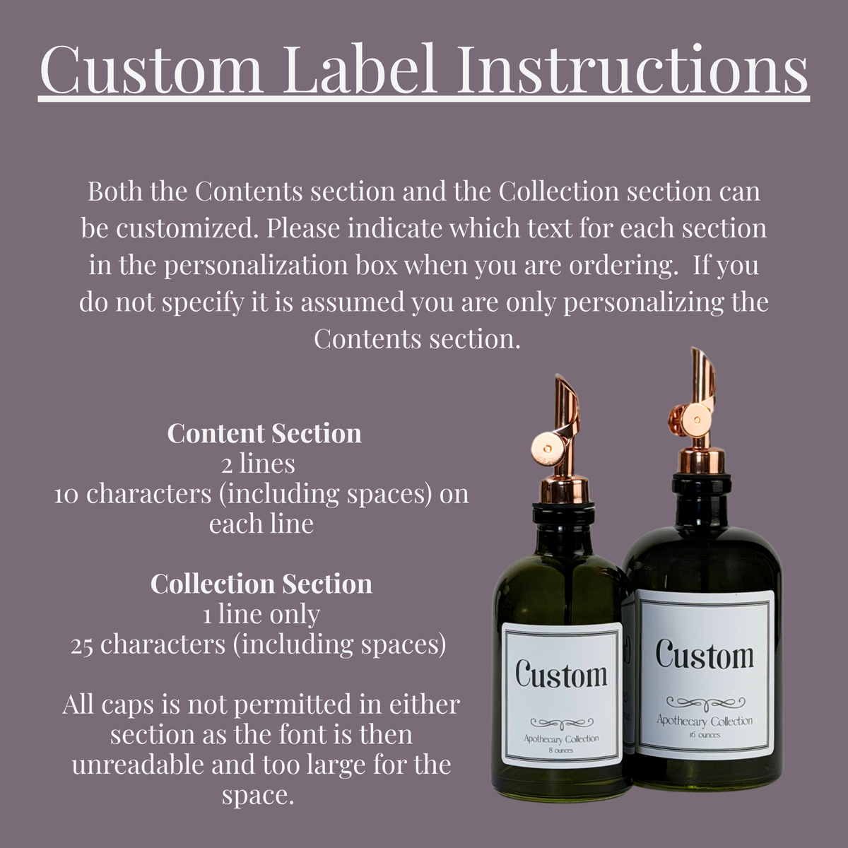 Vintage Green Apothecary Glass Bottle Set - Apothecary Collection Custom Label product detail