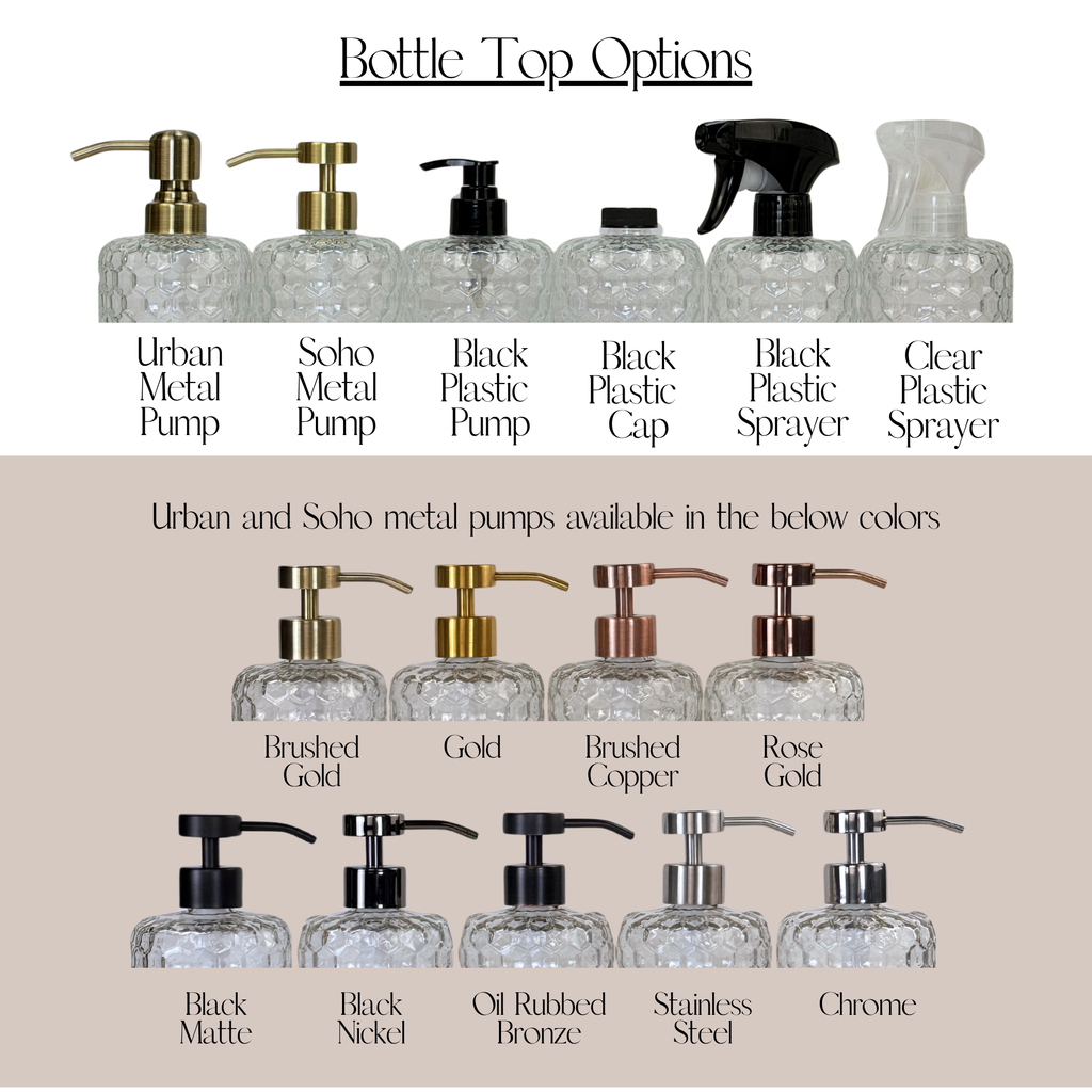 Honeycomb Glass Bottle Dispenser product detail