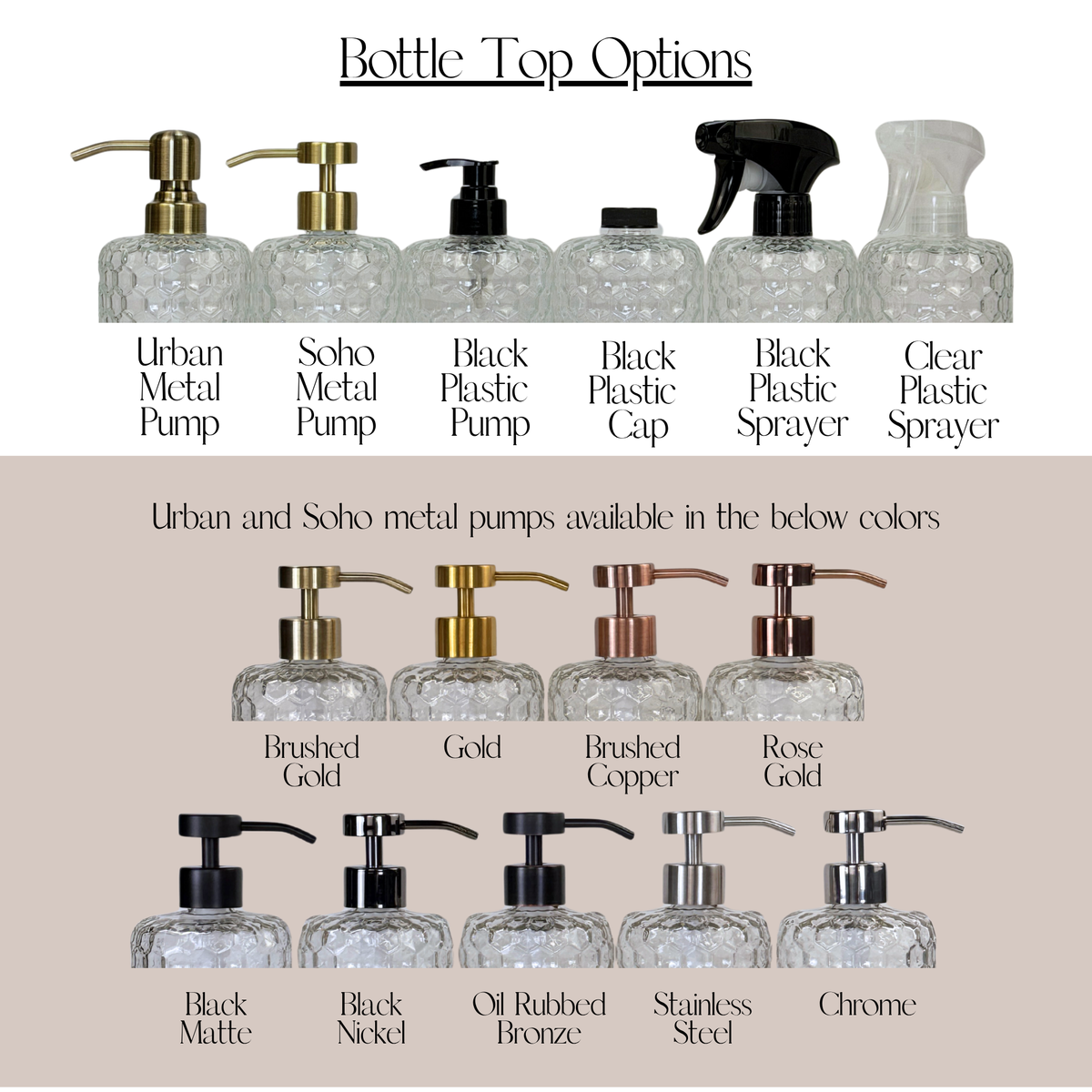 Honeycomb Glass Bottle Dispenser product detail
