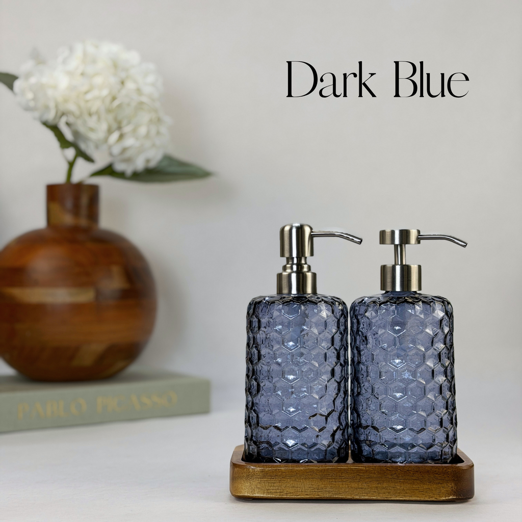 Honeycomb Glass Bottle Dispenser product detail