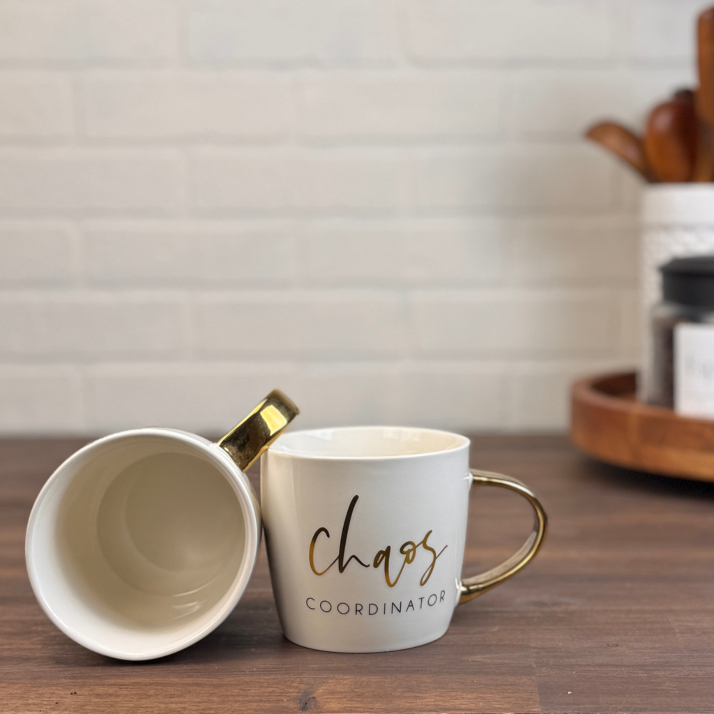 Gold Handle Coffee Mug - 14-ounce product detail