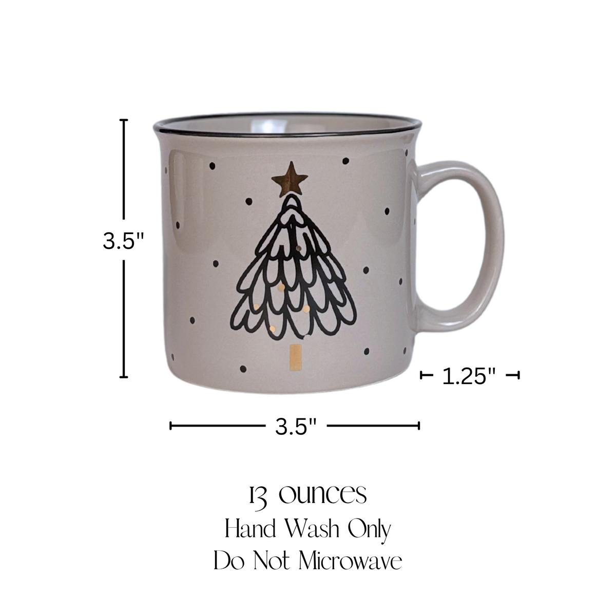 Holiday Ceramic Mug - 13-ounce product detail