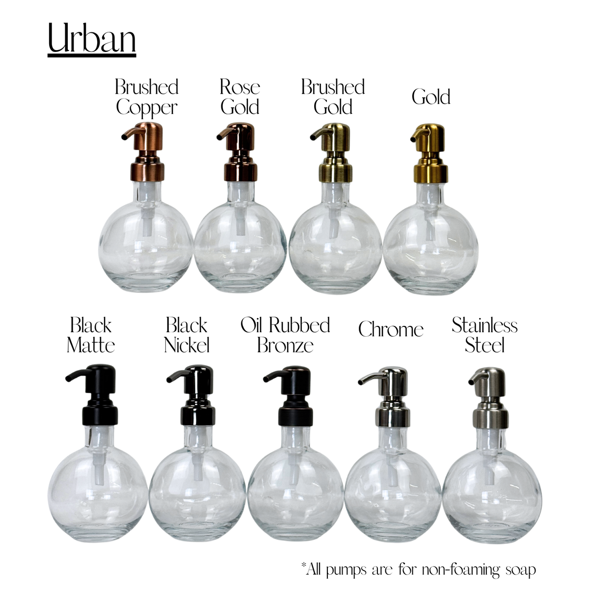 Moon Glass Bottle Dispenser product detail