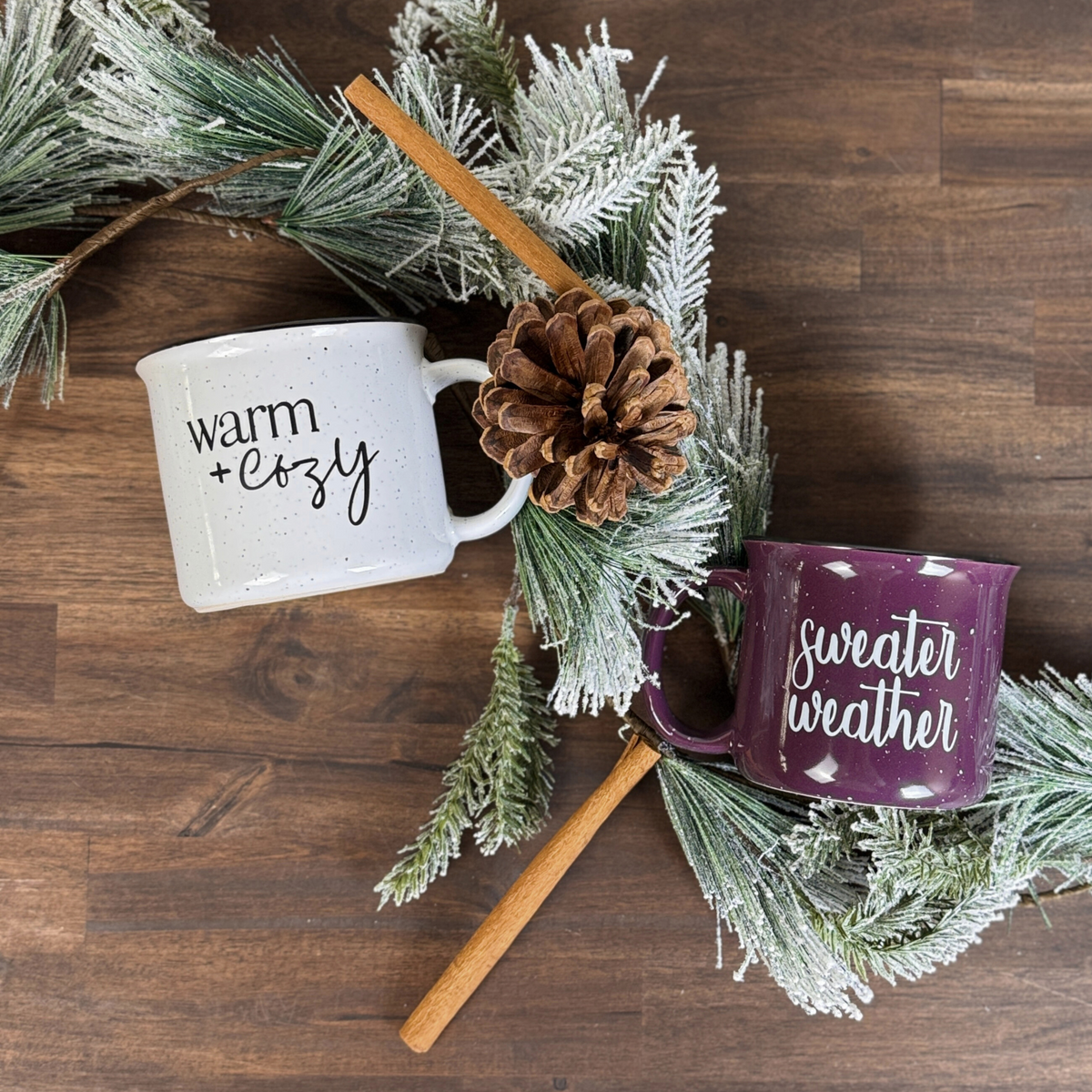 Seasonal Ceramic Campfire Mug - 15-ounce product detail
