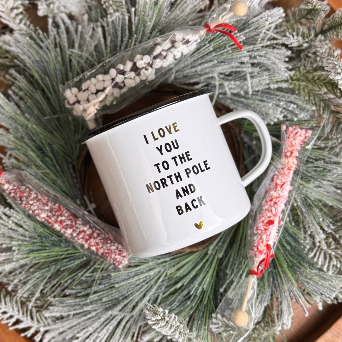 Holiday Enamel Camp Mug - 24-ounce product detail