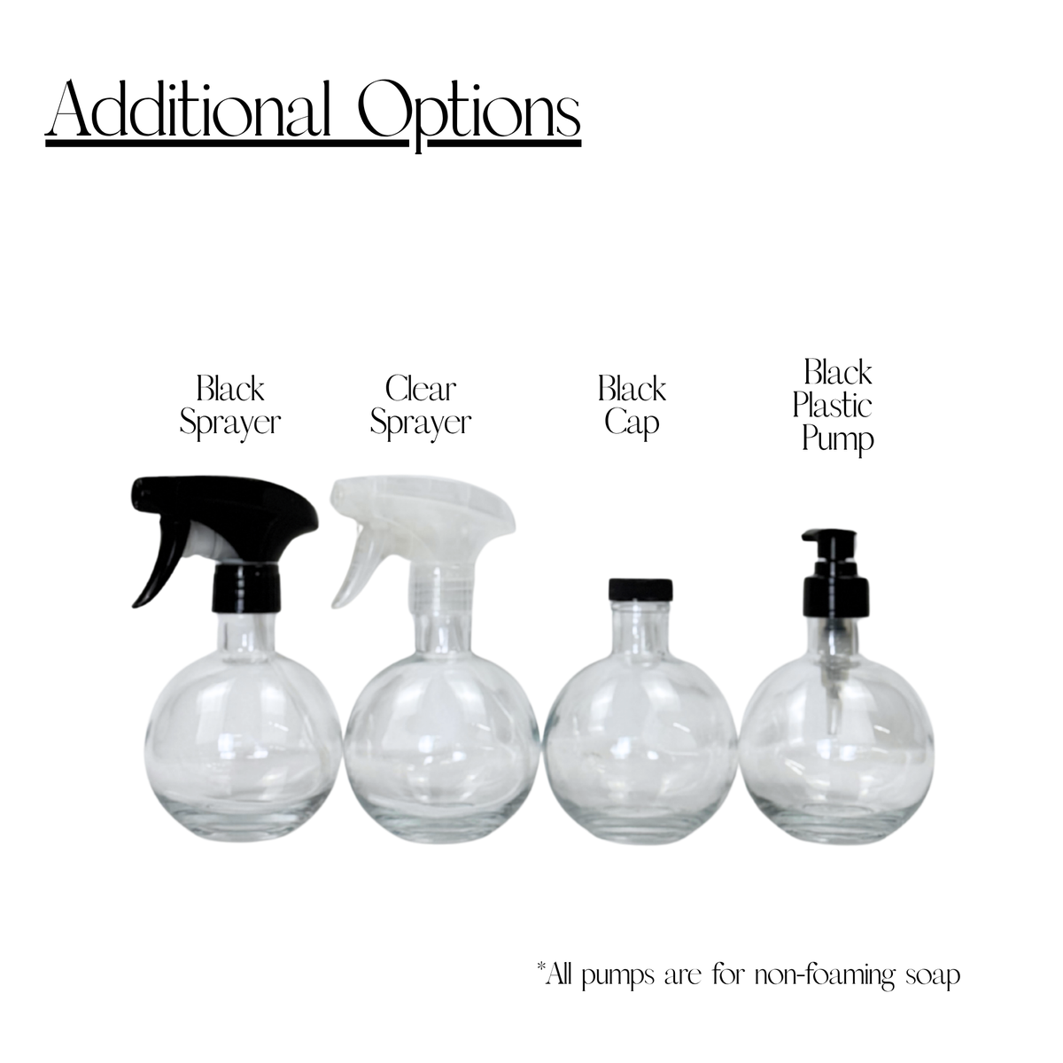 Moon Glass Bottle Dispenser product detail