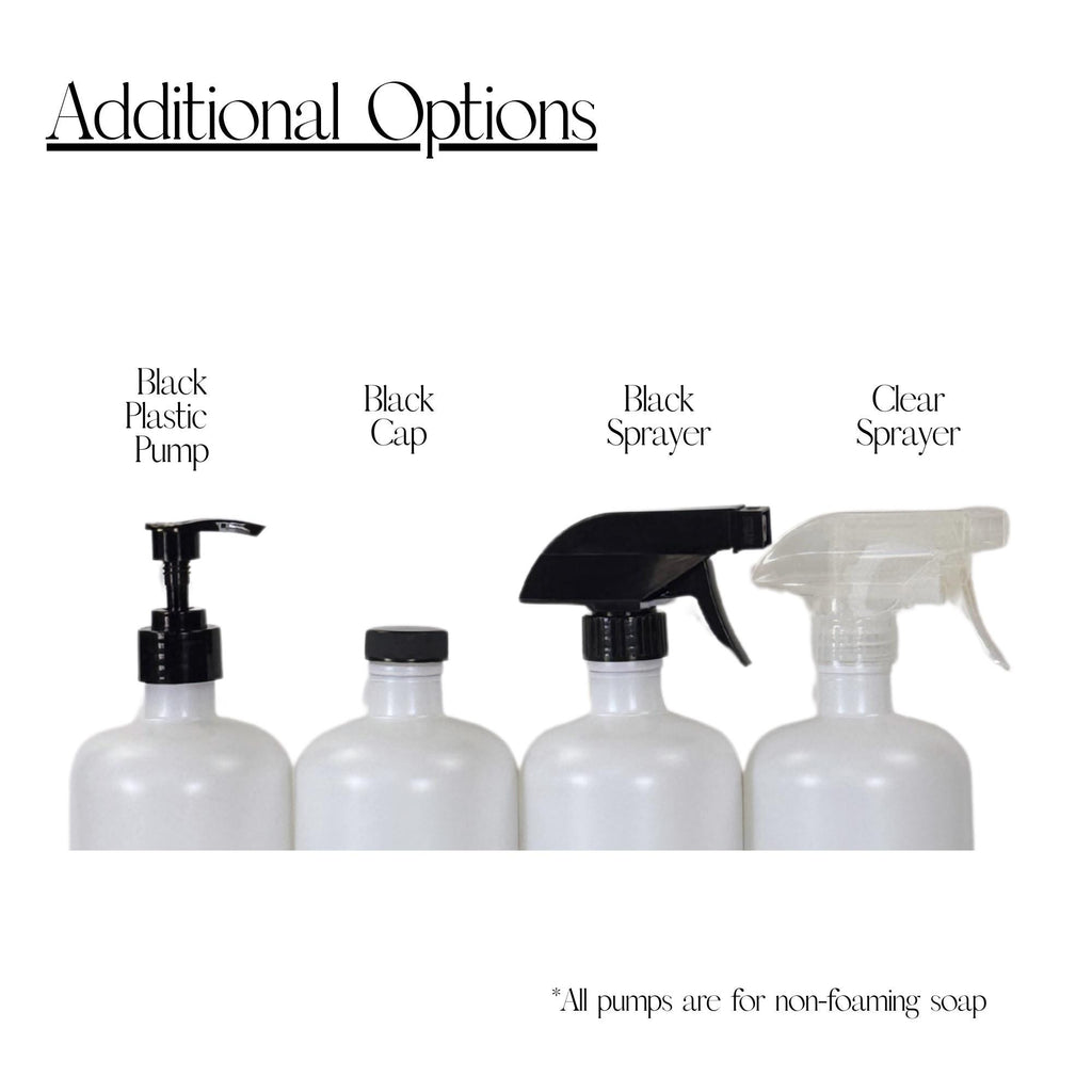 White Matte Glass Dispenser with Silicone Sleeve product detail