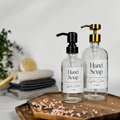 Clear Glass Hand Soap and Dish Soap Dispenser - Signature Collection product detail