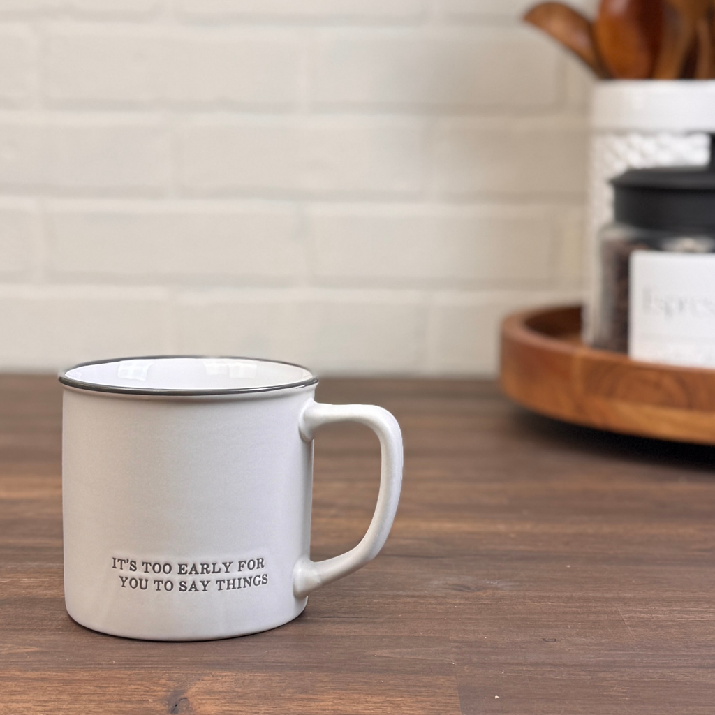 Embossed Coffee Mug - 16-ounce product detail