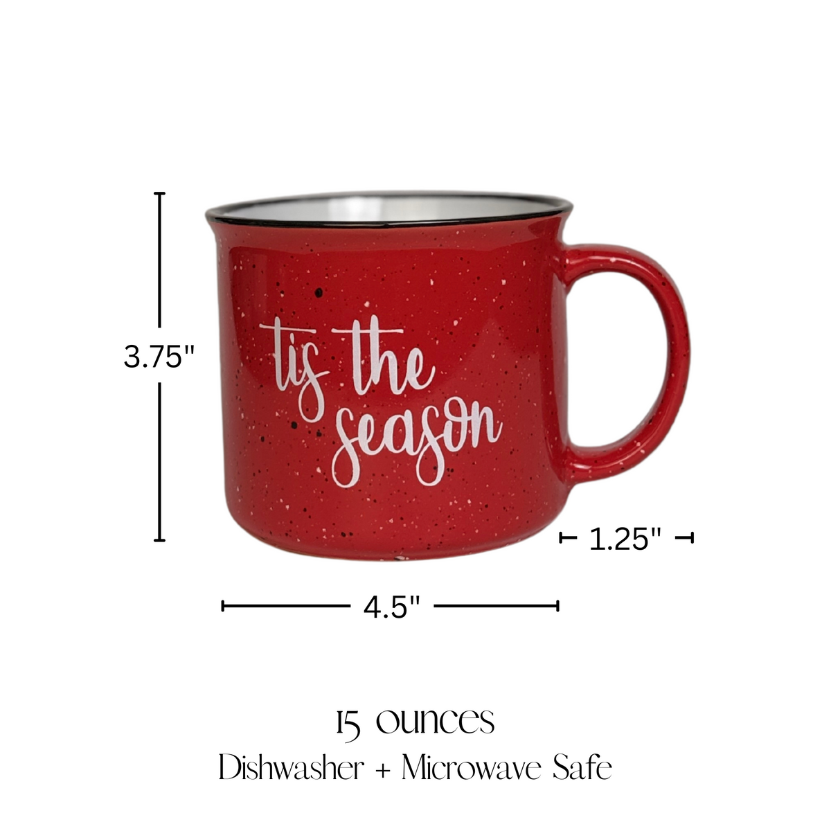 Holiday Ceramic Campfire Mug - 15-ounce product detail