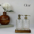 Honeycomb Glass Bottle Dispenser product detail