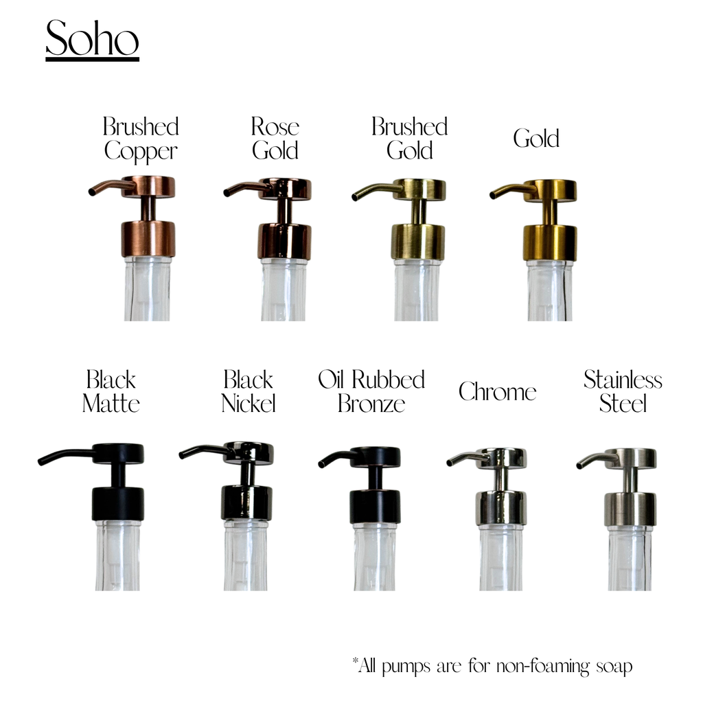 Raindrop Recycled Glass Bottle Dispenser product detail