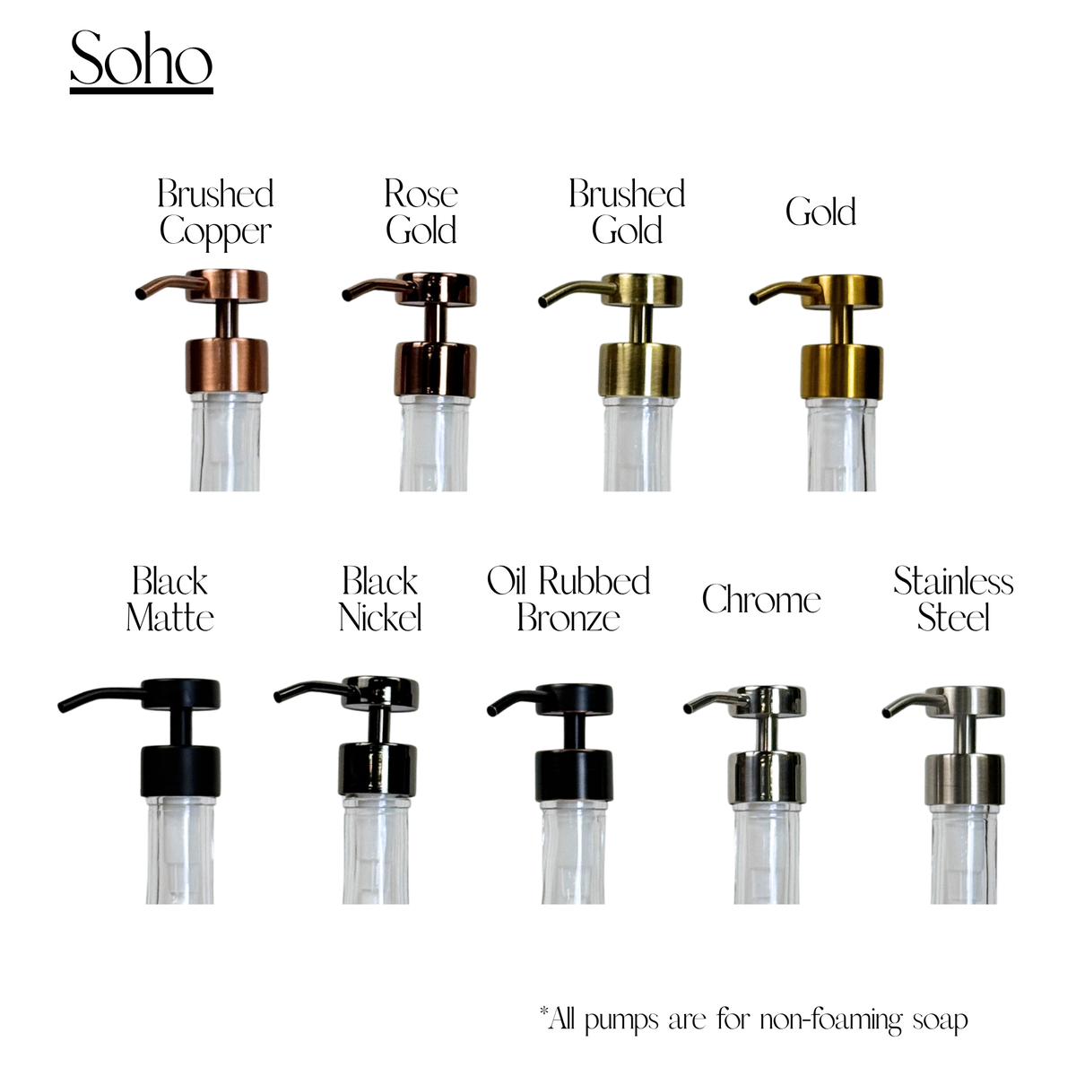 Raindrop Recycled Glass Bottle Dispenser product detail