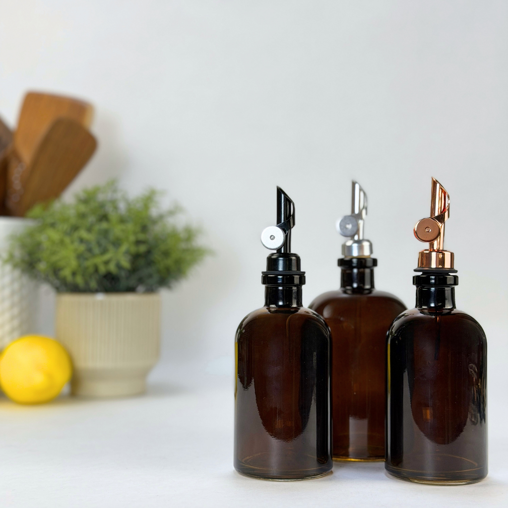 Amber Apothecary Glass Bottle product detail