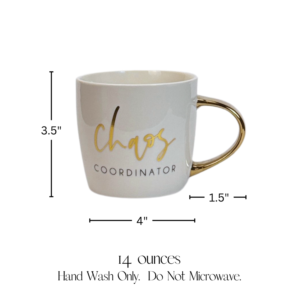 Gold Handle Coffee Mug - 14-ounce product detail