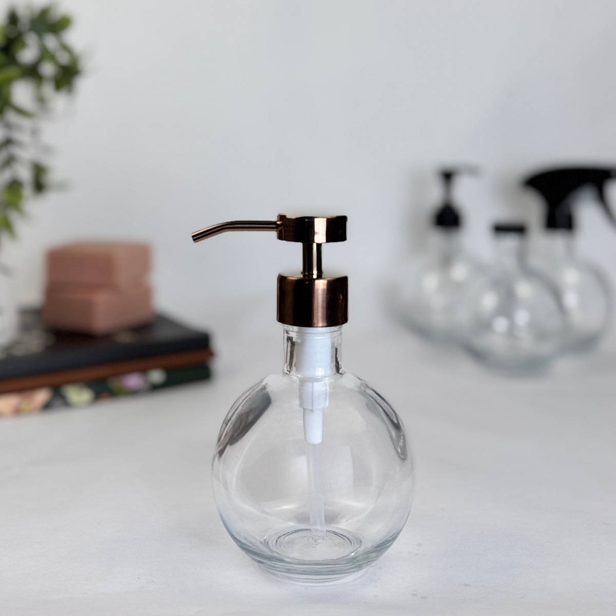 Moon Glass Bottle Dispenser product detail