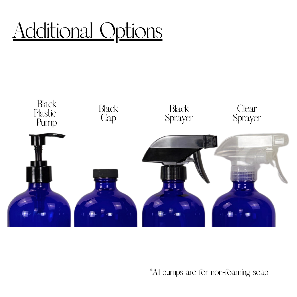 Cobalt Blue Glass Dispenser product detail