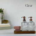 Savannah Glass Bottle Dispenser product detail
