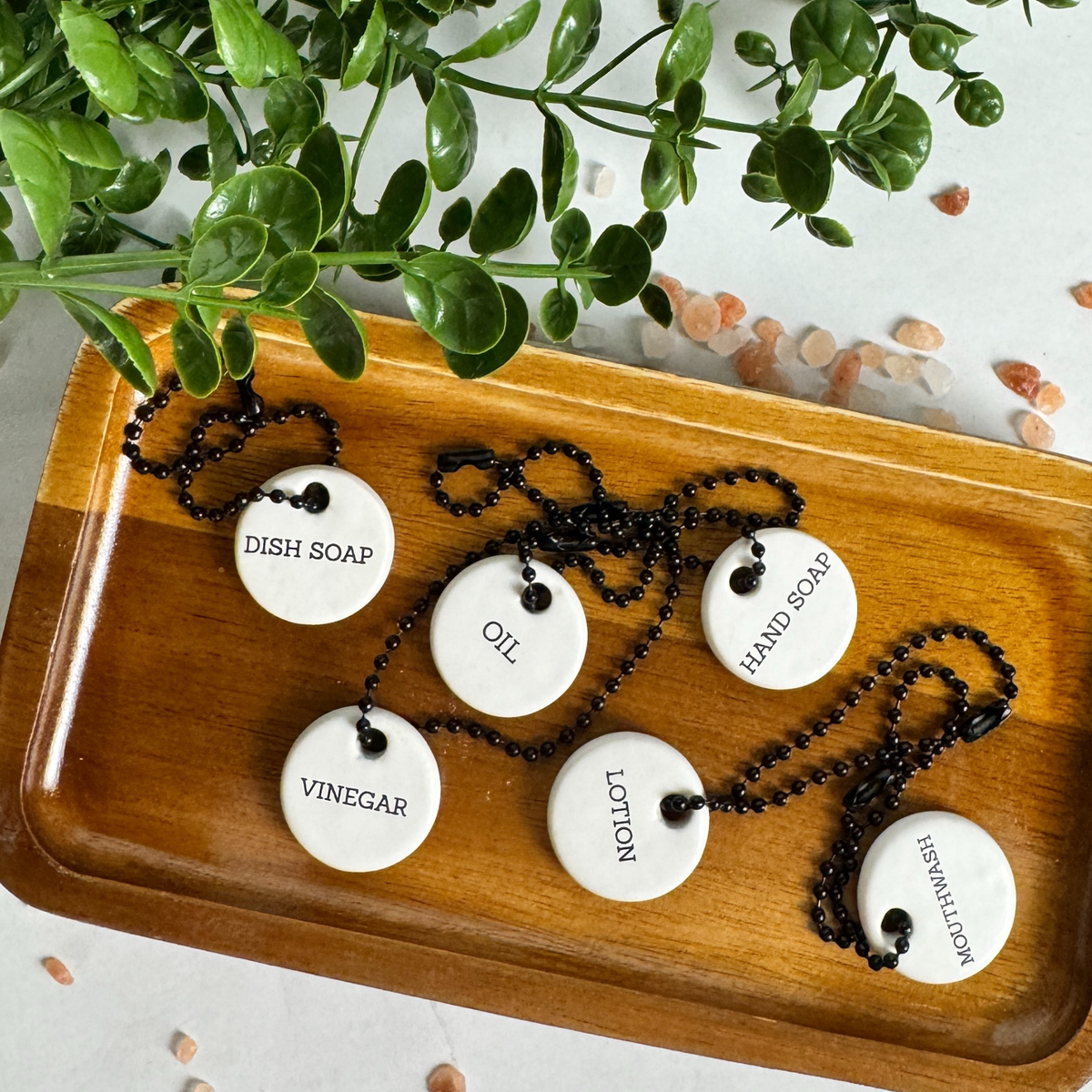 Ceramic Bottle Tags product detail