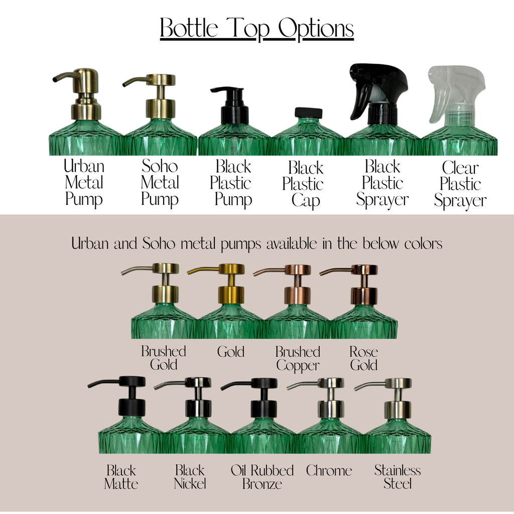 Savannah Glass Bottle Dispenser product detail