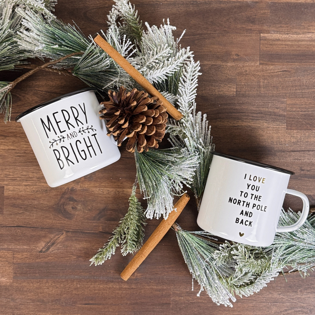 Holiday Enamel Camp Mug - 24-ounce product detail