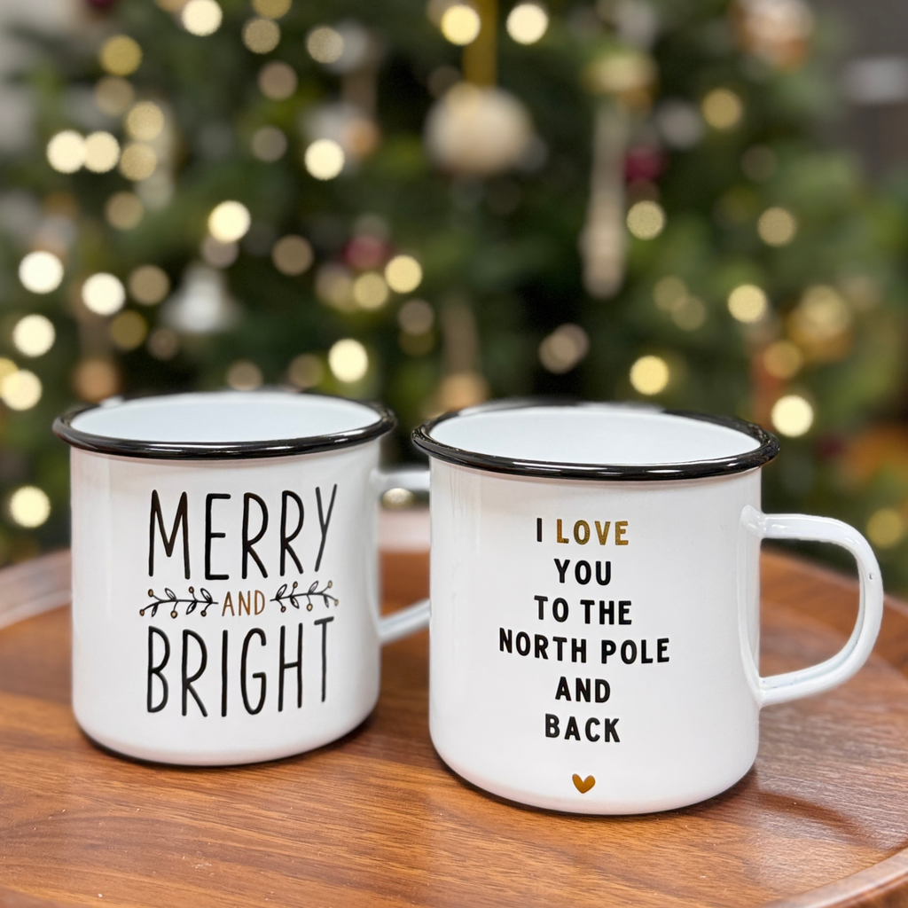 Holiday Enamel Camp Mug - 24-ounce product detail