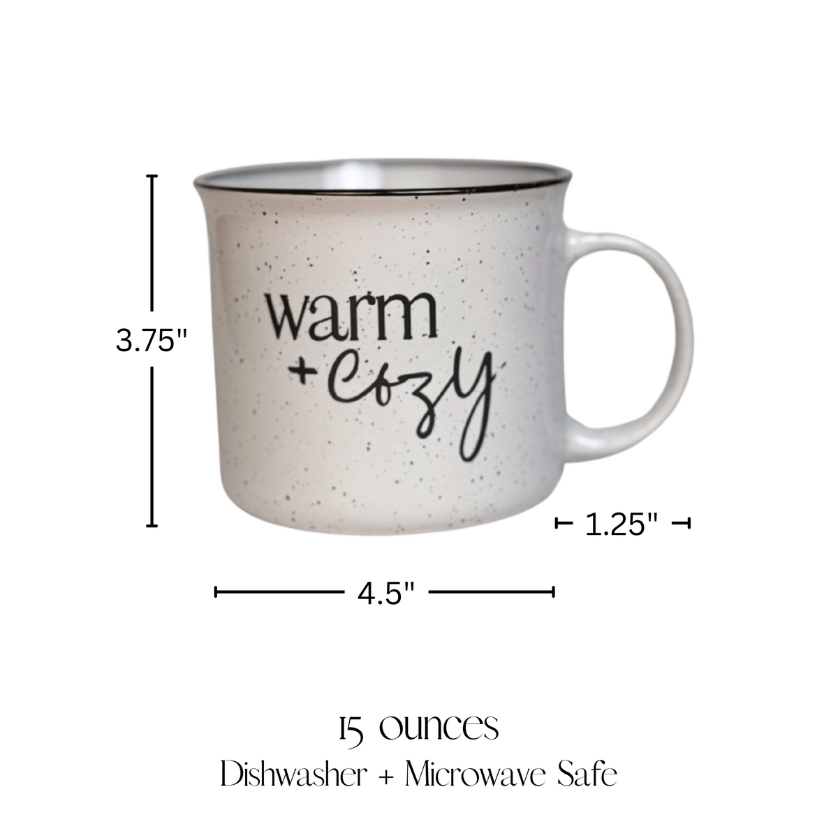 Seasonal Ceramic Campfire Mug - 15-ounce product detail