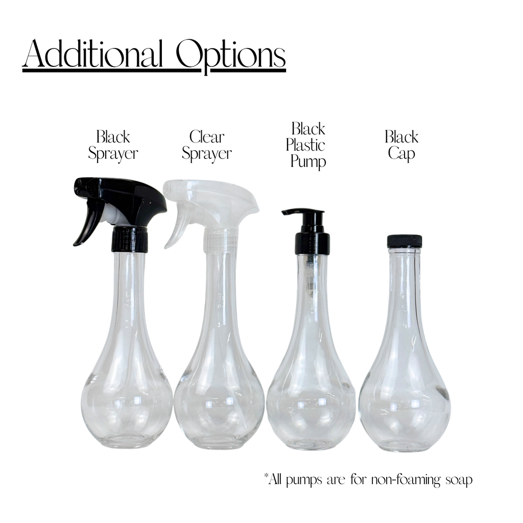 Raindrop Recycled Glass Bottle Dispenser product detail