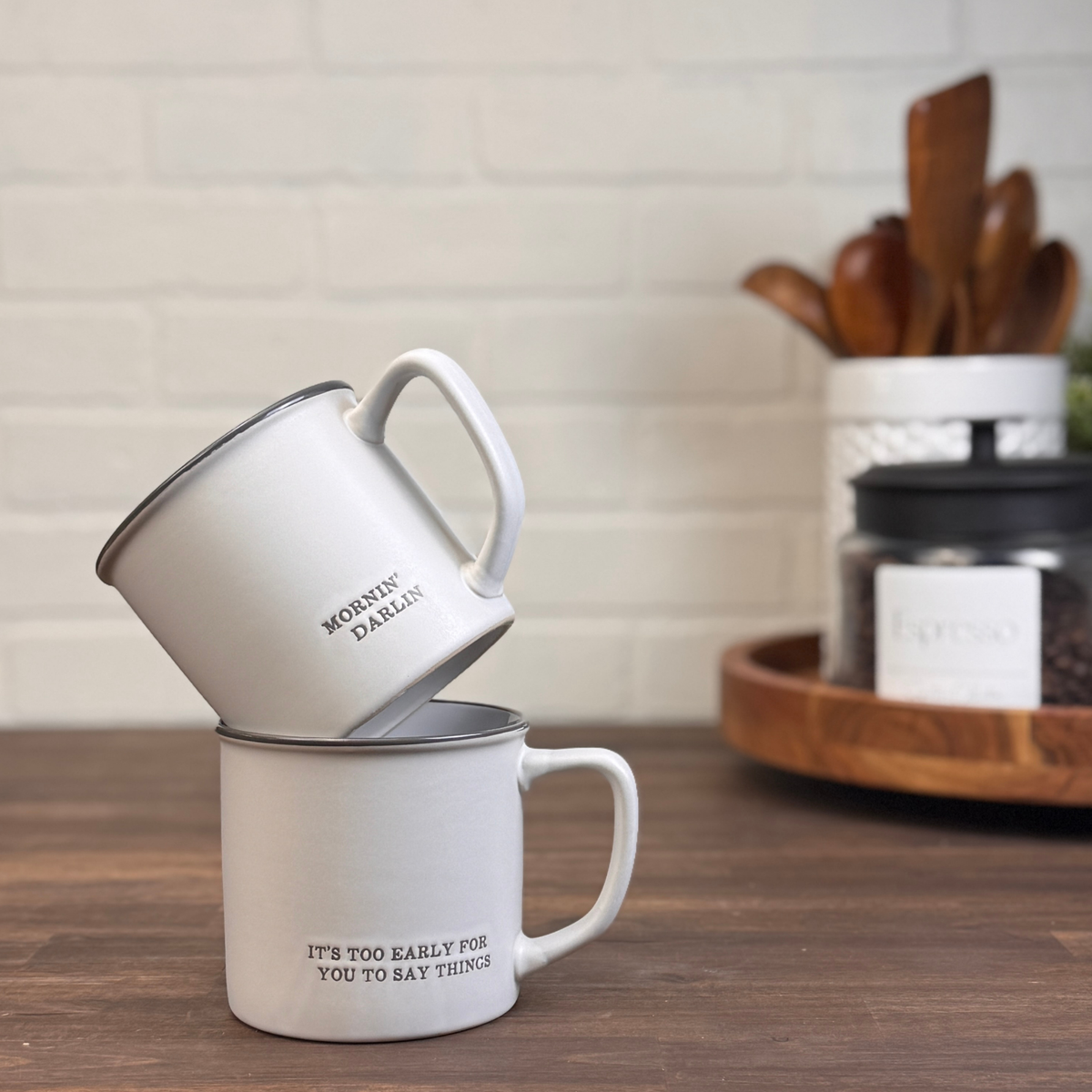 Embossed Coffee Mug - 16-ounce product detail