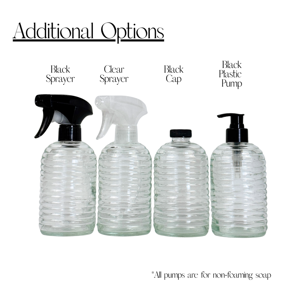 Beehive Glass Bottle Dispenser product detail