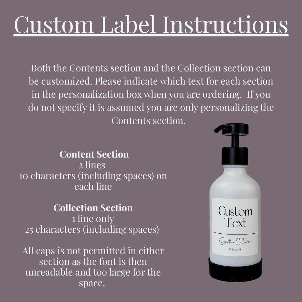 White Matte Glass Dispenser with Silicone Sleeve - Signature Collection Custom Label product detail