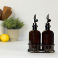 Amber Apothecary Glass Bottle Set - Apothecary Collection Custom Label product detail