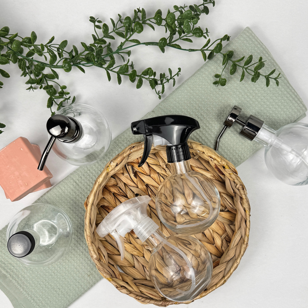 Moon Glass Bottle Dispenser product detail