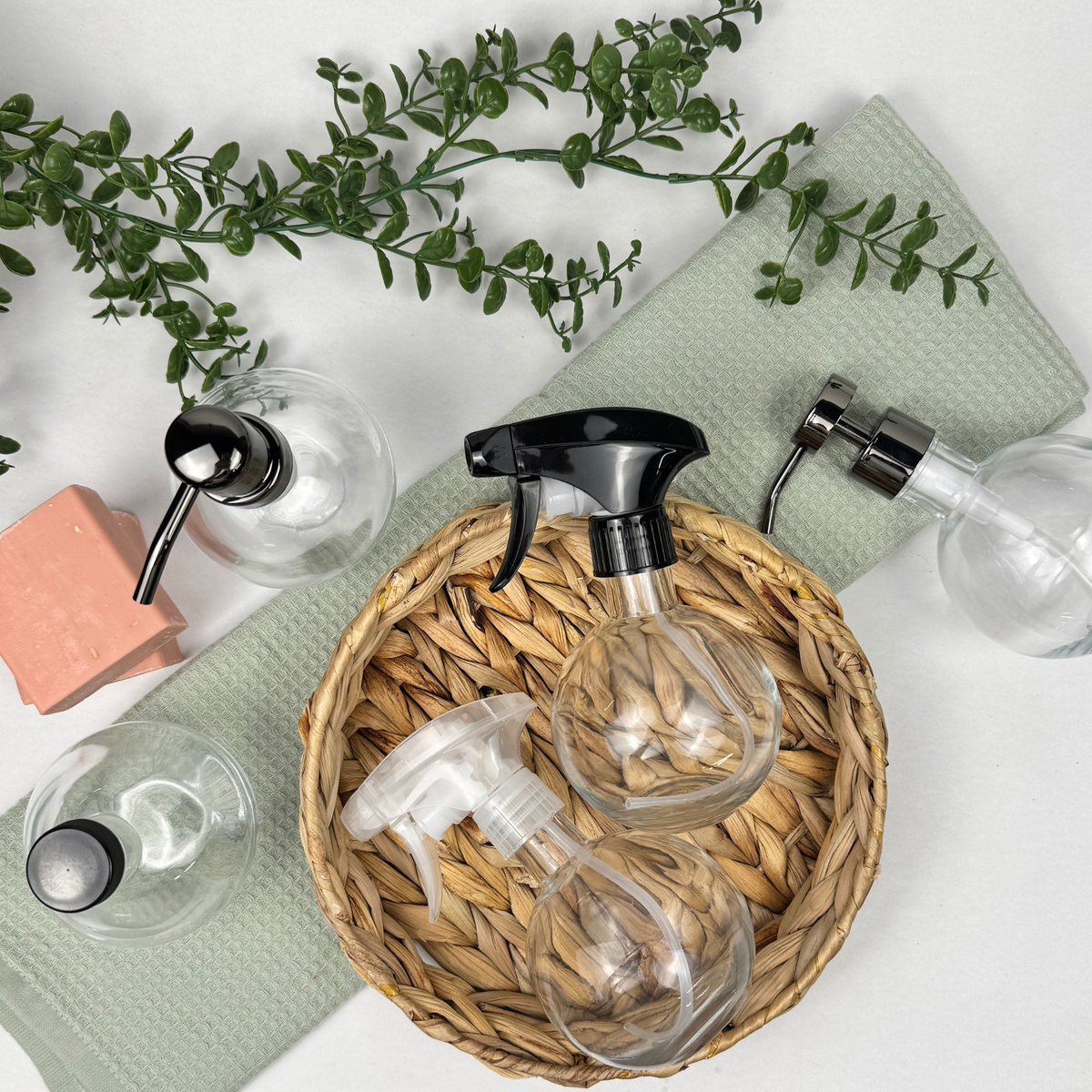 Moon Glass Bottle Dispenser product detail