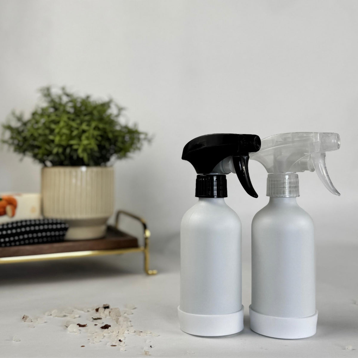 White Matte Glass Dispenser with Silicone Sleeve product detail