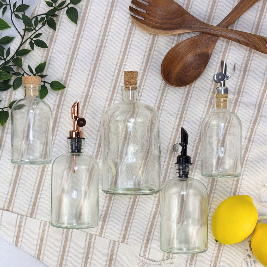 Clear Apothecary Glass Bottle product detail