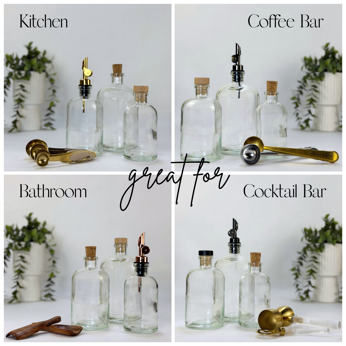 Clear Apothecary Glass Bottle product detail