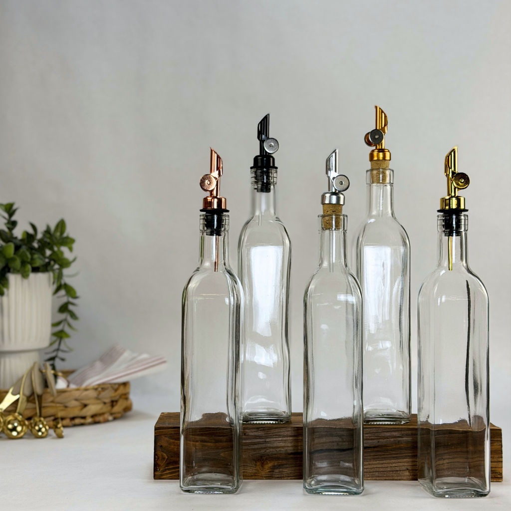 Rectangular Clear Apothecary Glass Bottle product detail