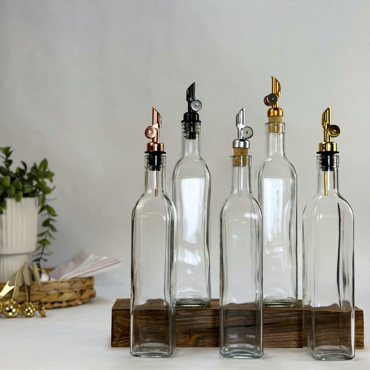 Rectangular Clear Apothecary Glass Bottle product detail