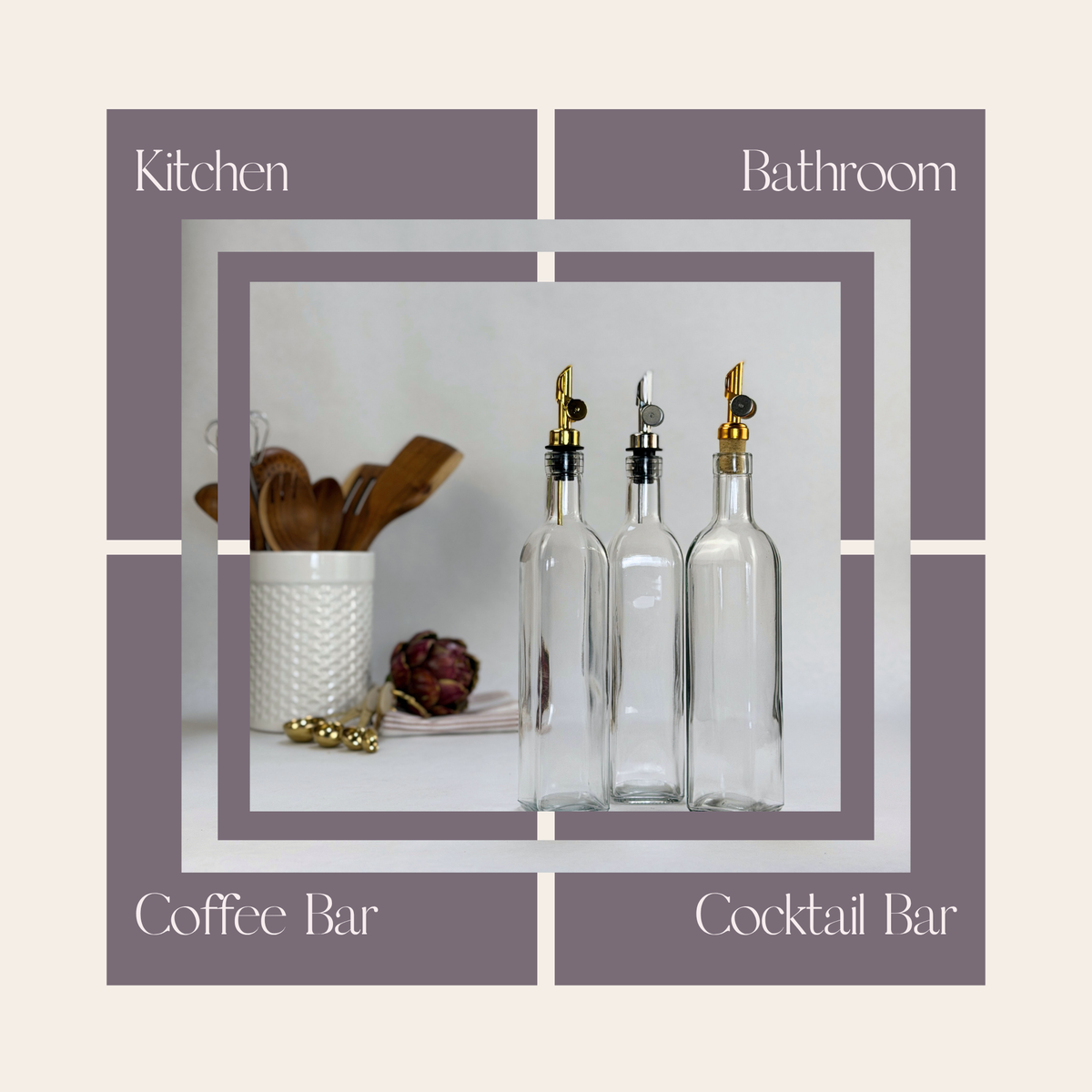 Rectangular Clear Apothecary Glass Bottle product detail