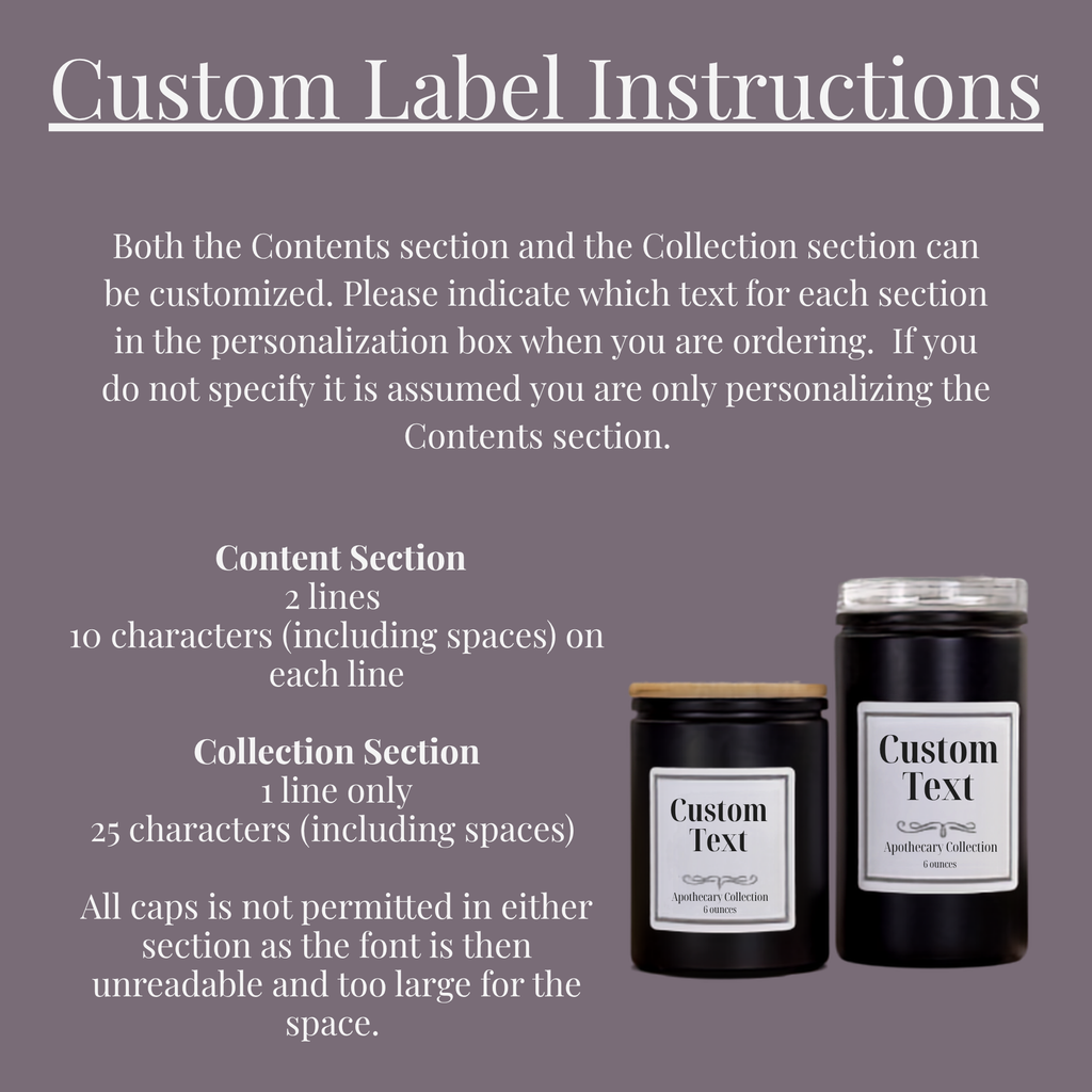 Black Matte Calypso Glass Storage Jars - Custom Label product detail