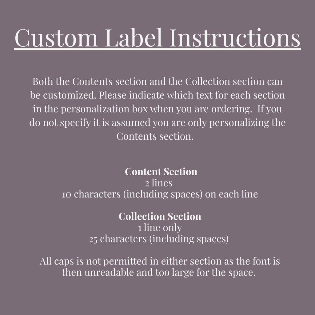 Custom Waterproof Bottle Labels