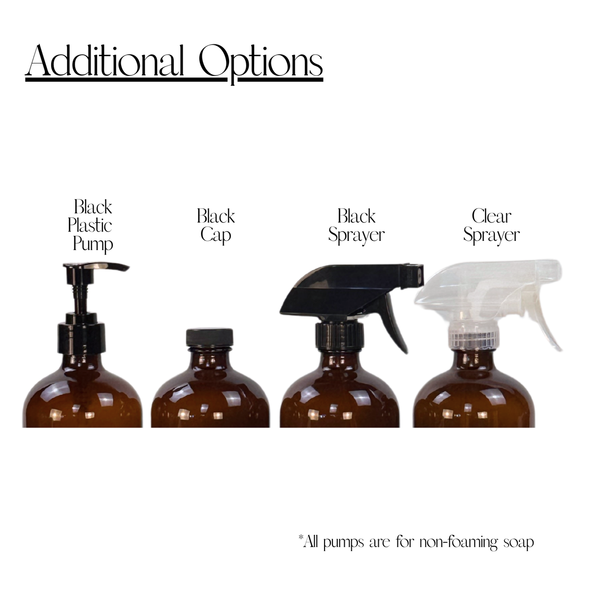 Amber Glass Dispenser product detail