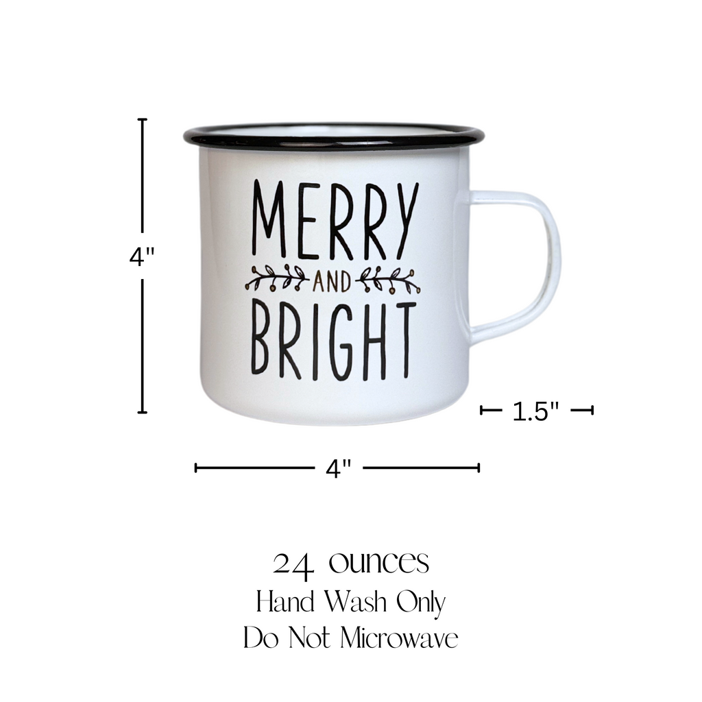 Holiday Enamel Camp Mug - 24-ounce product detail
