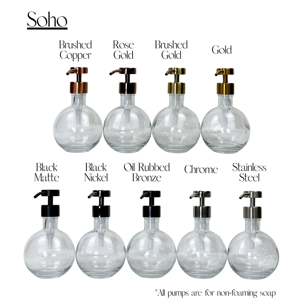 Moon Glass Bottle Dispenser product detail