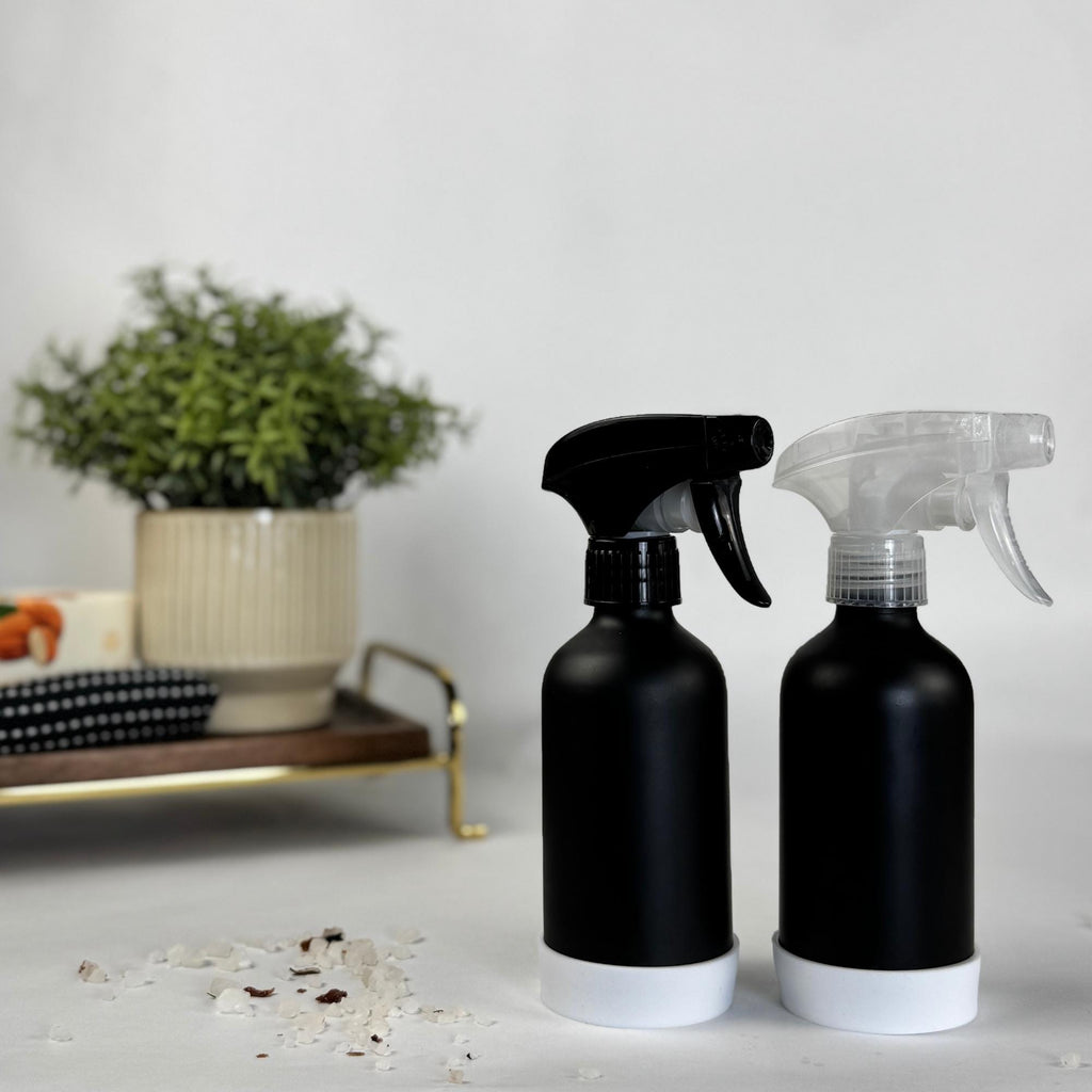 Black Matte Glass Dispenser with Silicone Sleeve product detail