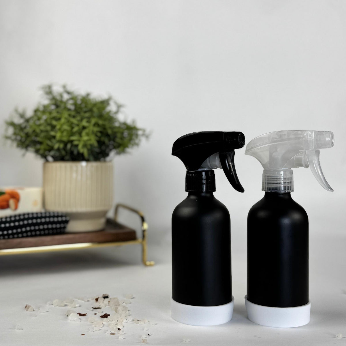 Black Matte Glass Dispenser with Silicone Sleeve product detail